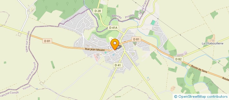 localisation de l'entreprise OSD42  CHEROY