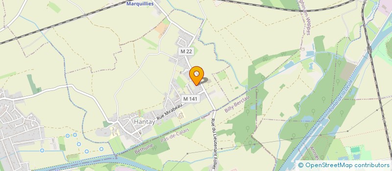 localisation de l'entreprise OSDJ  PHALEMPIN