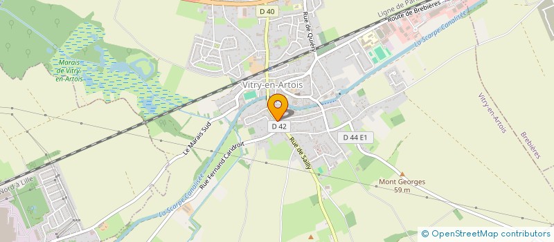 localisation de l'entreprise OSE 62  VITRY EN ARTOIS