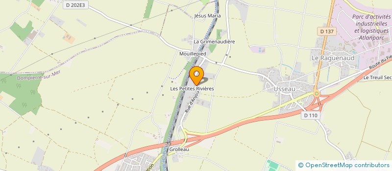 localisation de l'entreprise OSE  SAINTE-SOULLE