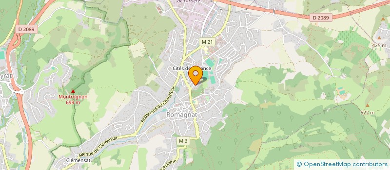 localisation de l'entreprise OSE  ROMAGNAT