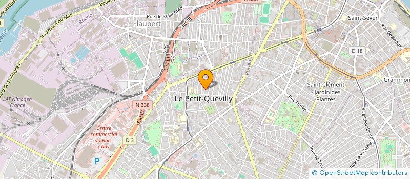 localisation de l'entreprise OSE  LE PETIT-QUEVILLY