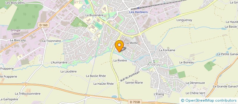 localisation de l'entreprise OSE  LES HERBIERS