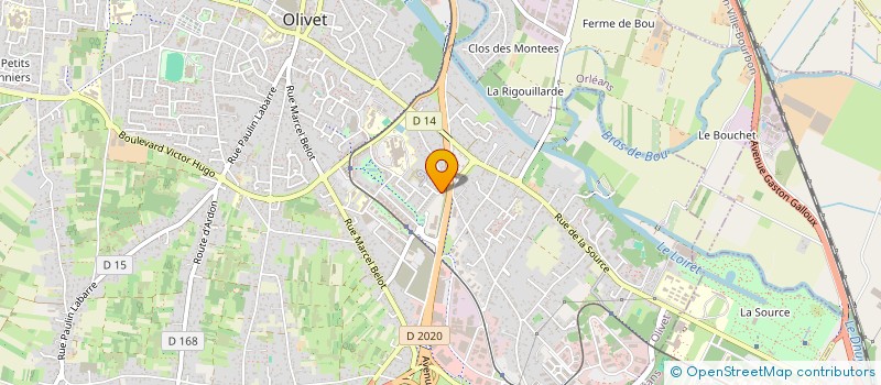 localisation de l'entreprise OSE AUDIT à SAINT-JEAN-LE-BLANC