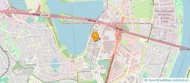 localisation de l'entreprise OSE COMMUNICATION  BORDEAUX