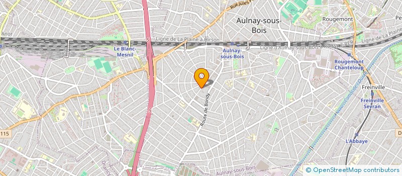 localisation de l'entreprise OSE CORP à AULNAY-SOUS-BOIS