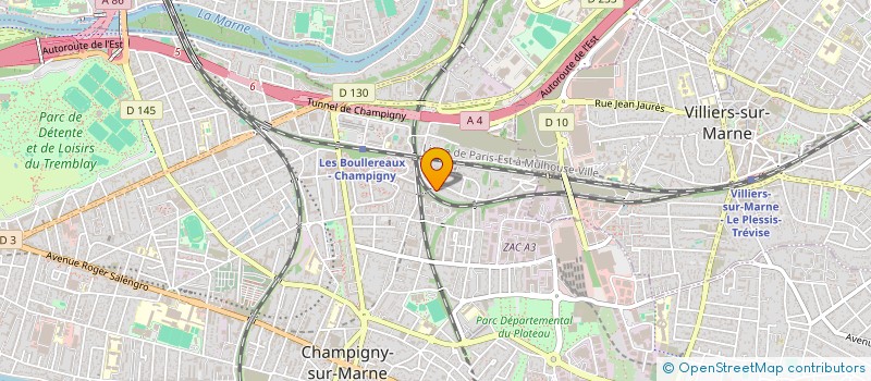 localisation de l'entreprise OSE EN ROSE à CHAMPIGNY-SUR-MARNE