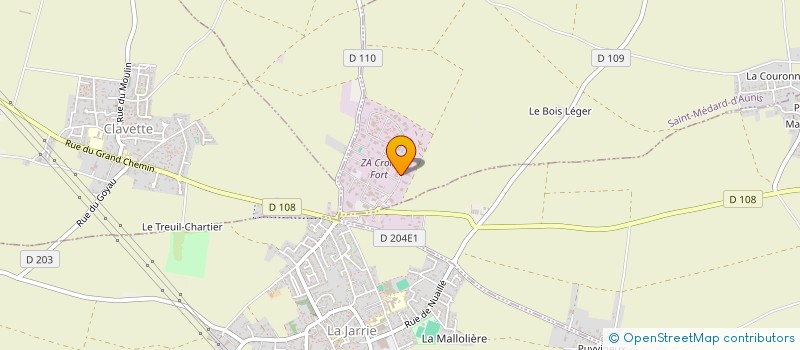 localisation de l'entreprise OSE LOISIRS à SAINT-MEDARD-D'AUNIS