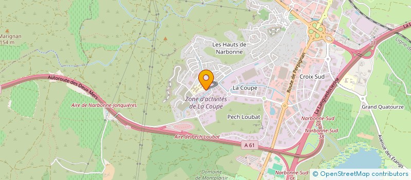 localisation de l'entreprise OSE (OBESITE SOLIDARITE EQUILIBRE) BALANCE TON POIDS  NARBONNE