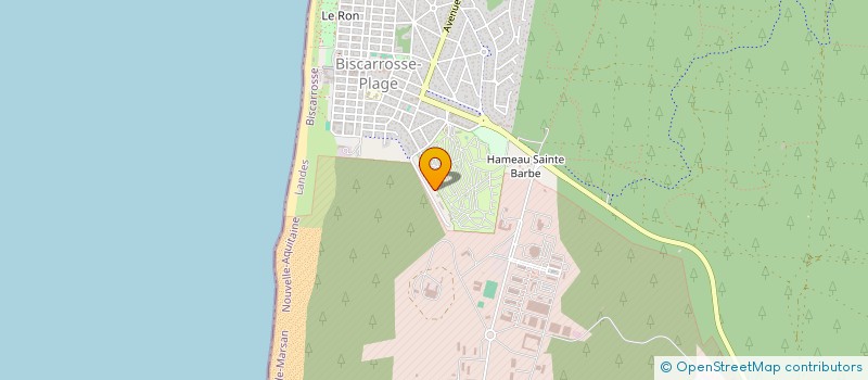 localisation de l'entreprise OSE: OBJECTIF SPORTS & EXPLOITS  BISCARROSSE