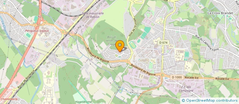 localisation de l'entreprise OSE ODY'SAY EVENT à ANGOULEME