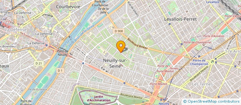 localisation de l'entreprise OSE PARIS à NEUILLY-SUR-SEINE