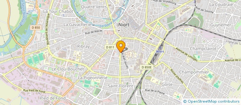 localisation de l'entreprise OSE & VIE à NIORT