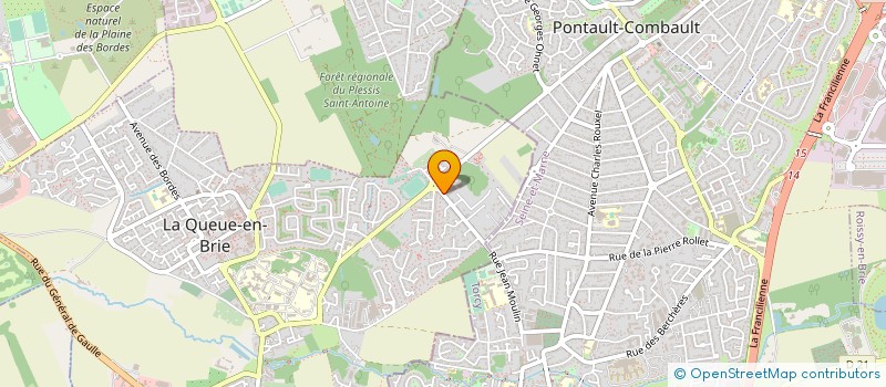 localisation de l'entreprise OSEA  LA QUEUE-EN-BRIE