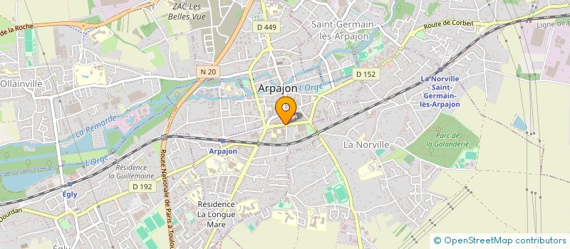 localisation de l'entreprise OSEAN EXPERTISE à ARPAJON