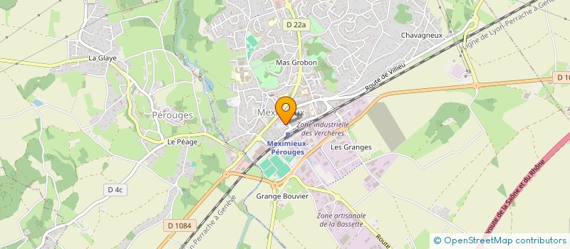 localisation de l'entreprise OSEARCHIVES OPERATIONS ET SERVICES D'ARCHIVES à MEXIMIEUX