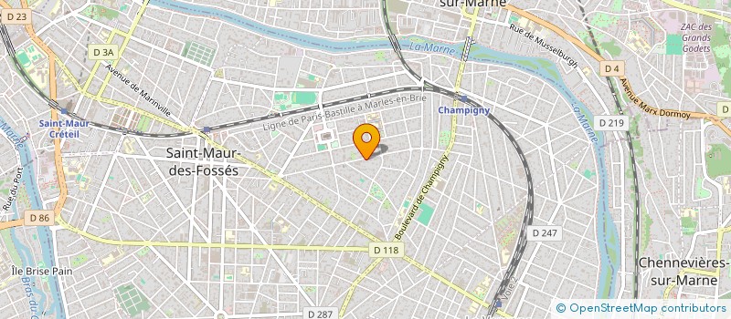 localisation de l'entreprise OSEE à SAINT-MAUR-DES-FOSSES