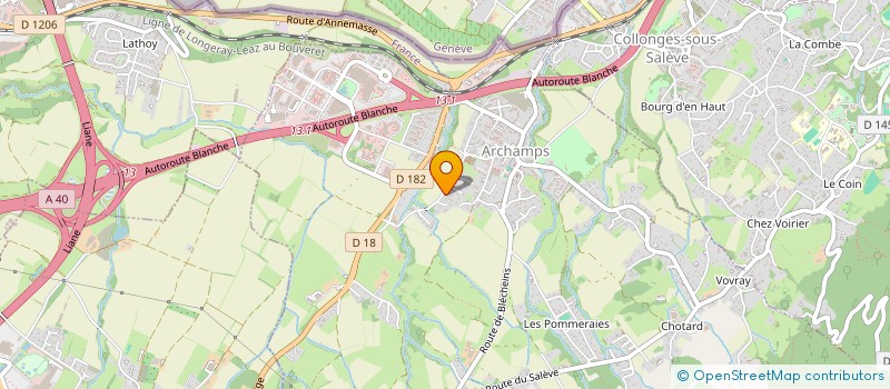 localisation de l'entreprise OSEE  ARCHAMPS