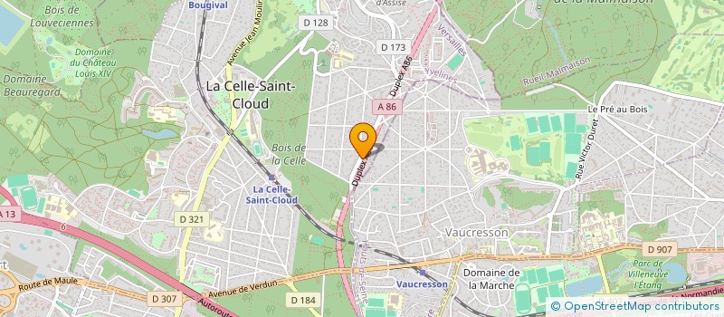 localisation de l'entreprise OSEKOO  LA CELLE-SAINT-CLOUD