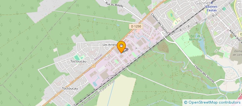 localisation de l'entreprise OSELIA PRO à MONTUSSAN