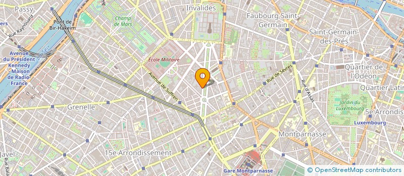 localisation de l'entreprise OSENAT IMMOBILIER  PARIS