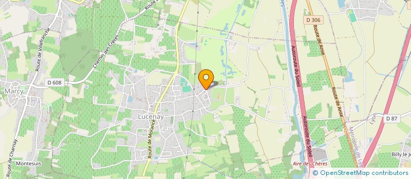 localisation de l'entreprise OSEOBOIS  LUCENAY