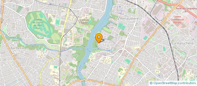 localisation de l'entreprise OSEOS à NANTES