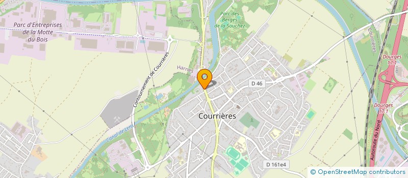 localisation de l'entreprise OSER  COURRIERES