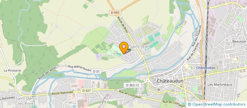 localisation de l'entreprise OSER à CHATEAUDUN