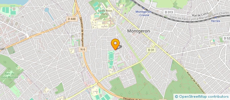localisation de l'entreprise OSER AGIR CRER à MONTGERON