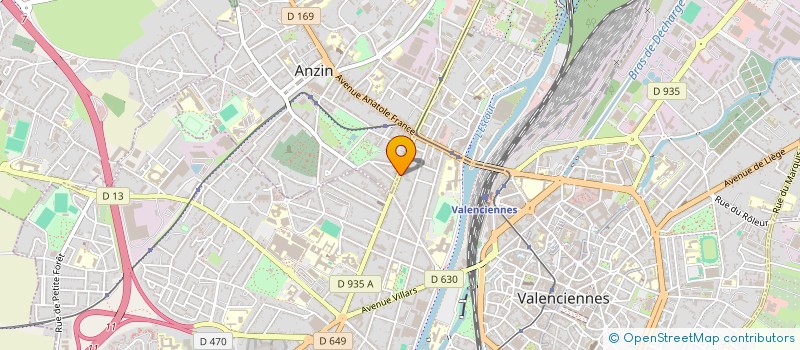 localisation de l'entreprise OSER.BAT à VALENCIENNES