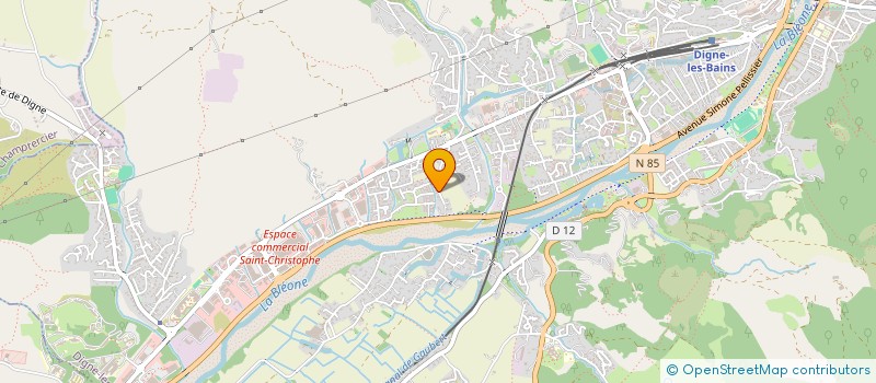 localisation de l'entreprise OSER ETRE à DIGNE-LES-BAINS