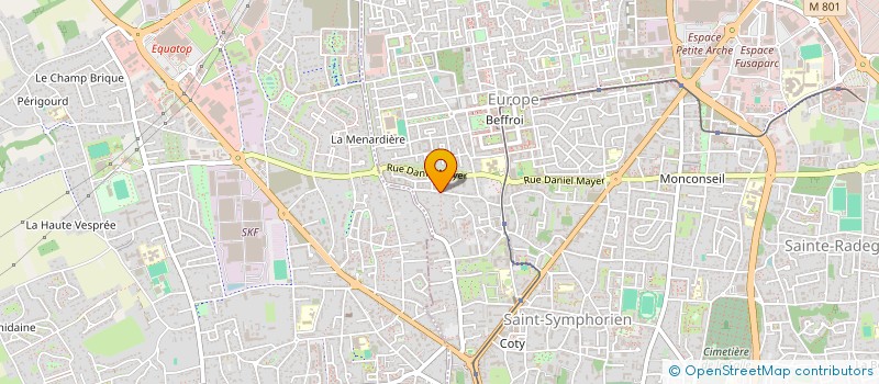 localisation de l'entreprise OSER, EXHAUSTEUR DE VOUS  TOURS