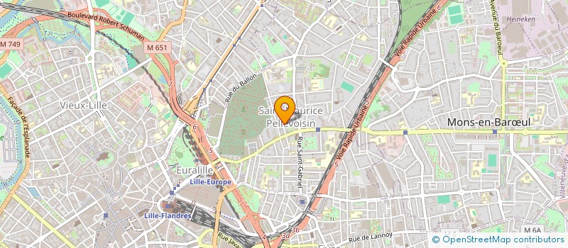 localisation de l'entreprise OSER.F.I OSER LA FORMATION ET L'INSERTION à LILLE