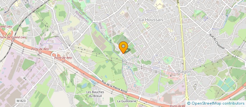 localisation de l'entreprise OSER FORET VIVANTE à REZE