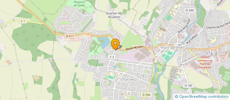 localisation de l'entreprise OSER FRANCE à TIGNIEU-JAMEYZIEU