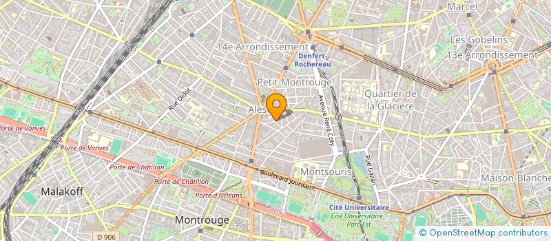 localisation de l'entreprise OSER INVESTIR REORGANIS INNOVAT SOCIALE  PARIS