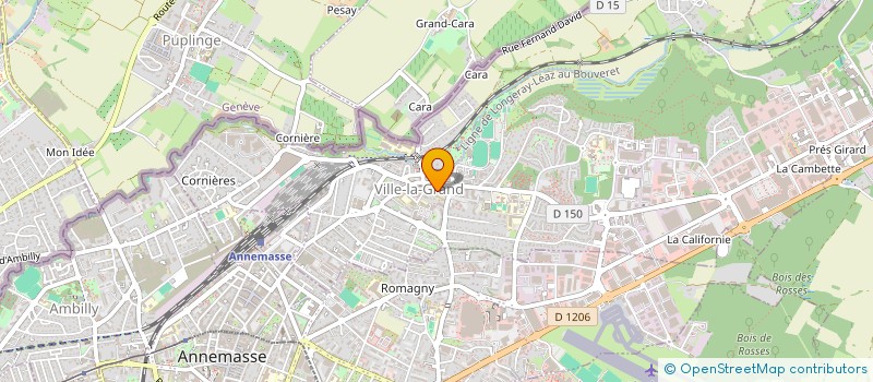 localisation de l'entreprise OSER Y CROIRE à VILLE-LA-GRAND