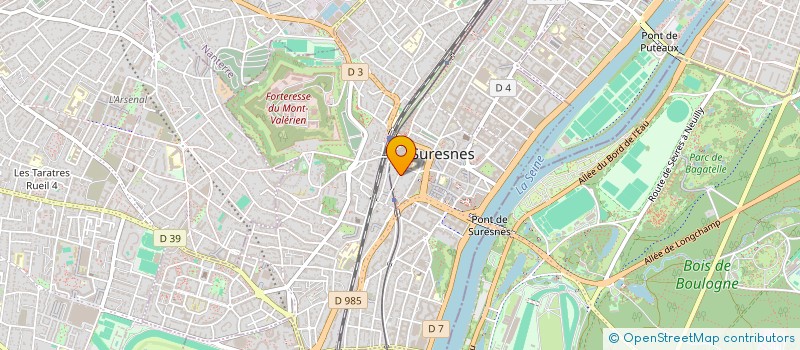 localisation de l'entreprise OSERAIE SARL à SURESNES