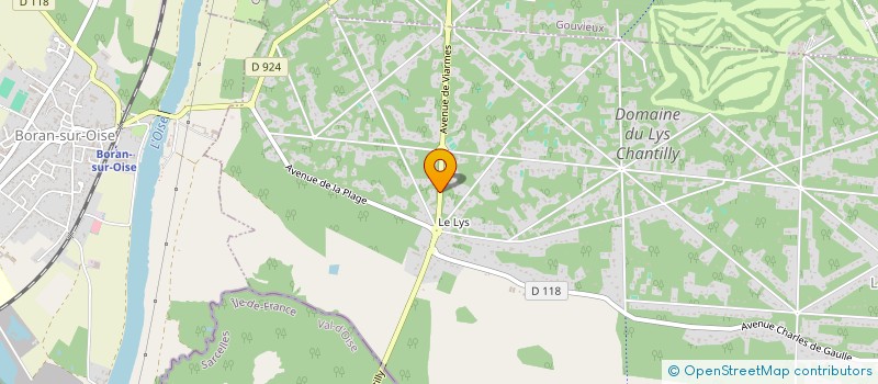 localisation de l'entreprise OSERECEPTION  LAMORLAYE