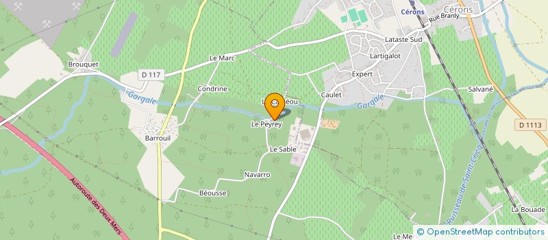 localisation de l'entreprise OSET AVIGNON à ILLATS