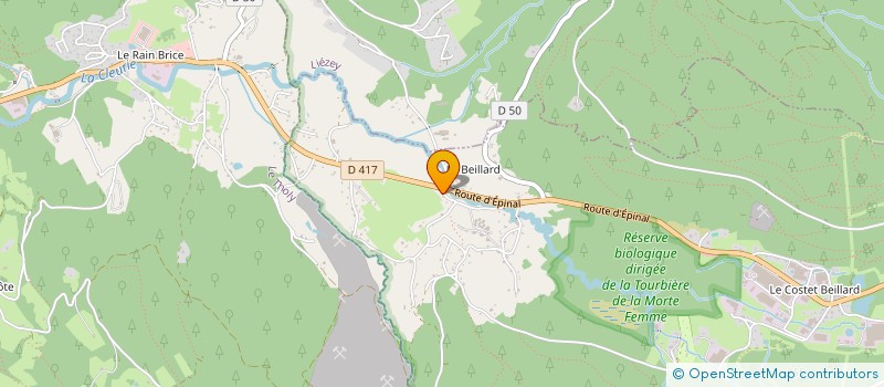 localisation de l'entreprise OSEY L'ECRITURE  GERARDMER