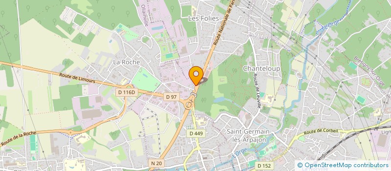 localisation de l'entreprise OSEZ à SAINT-GERMAIN-LES-ARPAJON