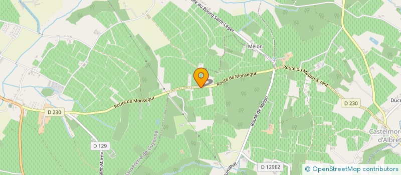 localisation de l'entreprise OSEZ AQUITANIA  ST MARTIN DU PUY