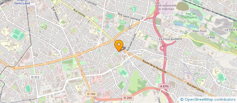 localisation de l'entreprise OSEZ LAURENT PIOU à ANGERS