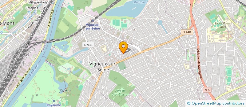 localisation de l'entreprise OSEZ LE PARTAGE ET L'ENTRAIDE à VIGNEUX-SUR-SEINE