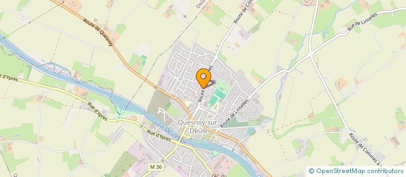 localisation de l'entreprise OSEZ LE VERT  QUESNOY-SUR-DEULE