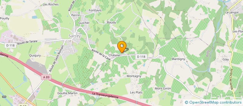 localisation de l'entreprise OSEZ POUR MONTER  SARCEY