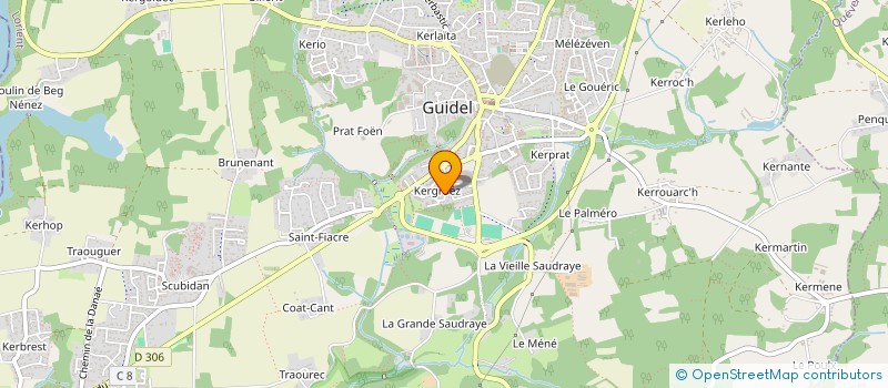localisation de l'entreprise OSF à GUIDEL