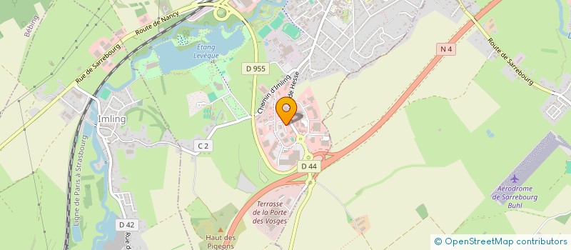 localisation de l'entreprise OSF à SARREBOURG
